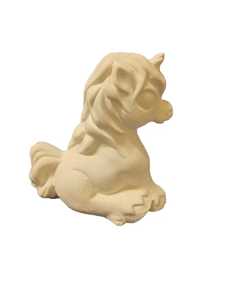 Baby Unicorn 4" Ceramic Bisque, Ready to paint - Image 1 of 1