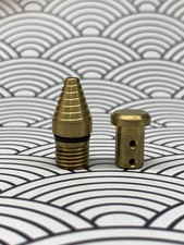 Brian Fellhoelter TiBolt Spiral Brass Tip & Cap - NEW