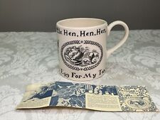 Emma Bridgewater Nursery Rhyme Mug Cup Collectible When When Little Hen