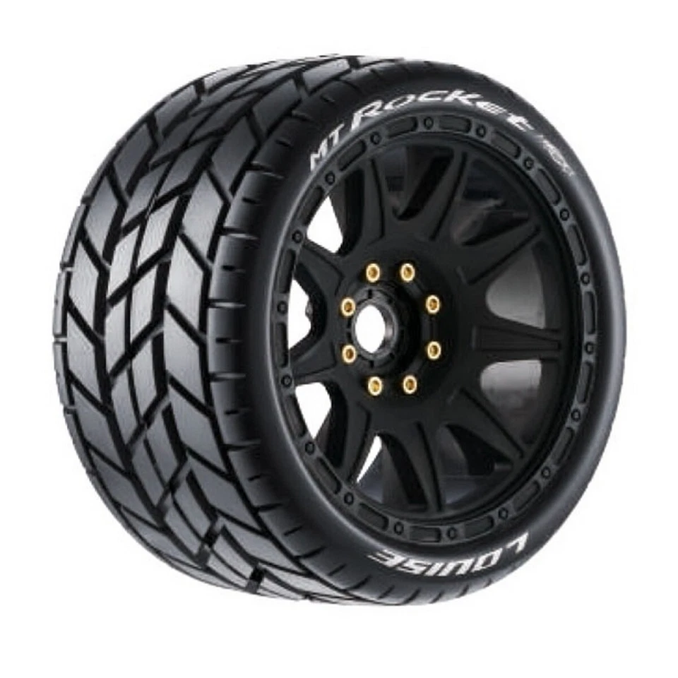 LOUISE LOUT3353SB MT-Rocket MFT soft Felge schwarz 17mm (2) 1:8 Monster Truck - Bild 1 von 2