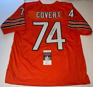 Jim Jimbo Covert Chicago Bears signed Custom jersey autographed JSA - Picture 1 of 2