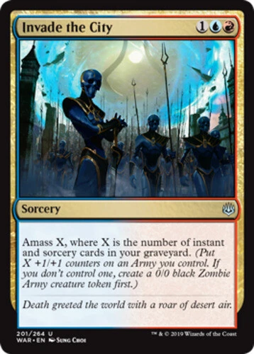 x1 Invade the City - War Of The Spark - NM - MTG - Image 1 of 1