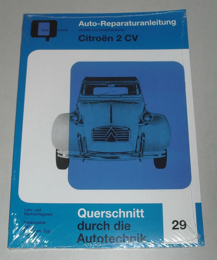 Manual De Reparación Citroen 2 CV Ente 375 / 425 CCM, Años 1949-1970 AZ AZU AU - Imagen 1 de 1