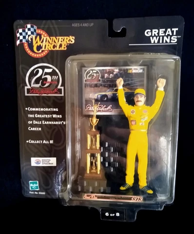 Dale Earnhardt Winners Circle Great Wins 79 Bristol #6 of 8 Hasbro Figure New Cover