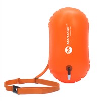 Safety Swim Buoy Flotation Aid Swimming Upset Inflated Device for Open Water Sea
