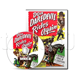 Don Daredevil Rides Again (1951) Republic Movie Serial Cliffhanger on DVD - Foto 1 di 4