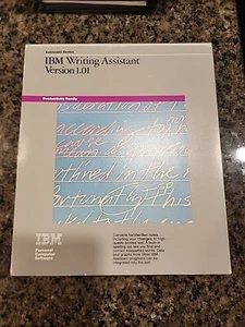 IBM Writing Assistant Version 1.01 with two 5.25" disks and Dust Cover 6024144 - Picture 1 of 5