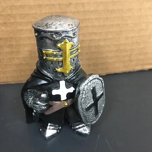 Knight Garden Gnomes Decorations Funny Medieval War Sculpture Army Guard - Picture 1 of 21