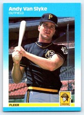 1987 Fleer Update Glossy #U-121 Andy Van Slyke