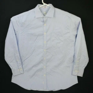 Peter Millar Nanoluxe Easy Care Cotton Striped Button Down Casual Dress Shirt XL - Picture 1 of 4