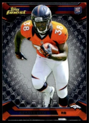 2013 Finest Montee Ball Rookie G91 Denver Broncos #120 - Image 1 of 2