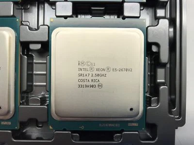 Processore server Intel Xeon E5-2670 V2 TEN Core 2,50 GHz 8 GT/s SR1A7 E5-2670V2 - Immagine 1 di 3