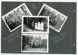 Lot 1940s Original WWII War Eastern Photos Germans Russians Kruschwitz Lazareth - Picture 1 of 8
