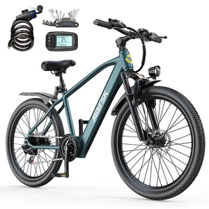 Aairsk 24" Electric City  Bike 360Wh Battery 7-Speed 22 Mph Electric Bicycle - Picture 1 of 10