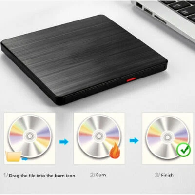 Lenovo GP70N Laptop External CD/DVD Drive USB2.0,Portable Optical Burner Player - Image 1 of 4