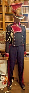 EMPIRE UNIFORME DE LANCIER ROUGE POLONAIS DE LA GARDE vendu avec son mannequin - Picture 1 of 13