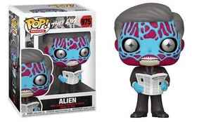They Live Movie Alien Reading A Newspaper Vinyl POP! Figure #975 FUNKO NIB - Picture 1 of 3