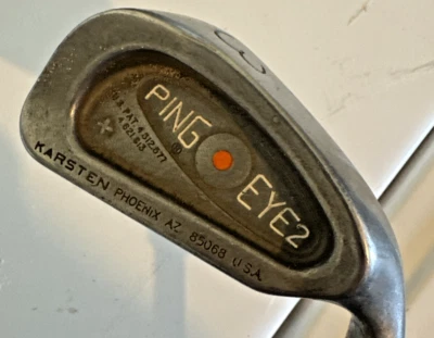 Golf Club 3 Iron Ping Eye2+ Plus Orange RH Karsten Stiff Flex KT Steel Shaft - Image 1 of 4