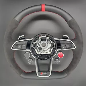 Audi R8 TTS TTRS Alcantara Steering Wheel Lenkrad 4S0419091 E Original - Bild 1 von 1