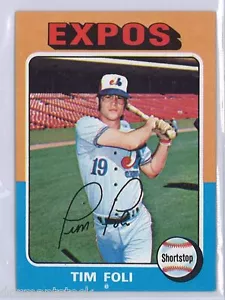 1975 Topps Mini #149 Tim Foli Montreal Expos (2015-0326) - Picture 1 of 1