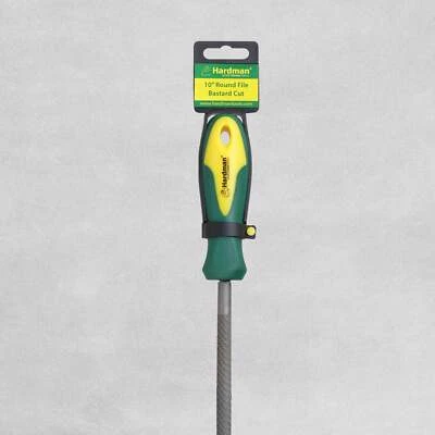 Hardman Round File Bastard Cut - 10" - Image 1 of 2