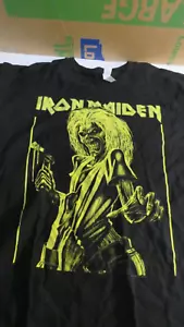 Camiseta Iron Maiden negra gráfica, talla XXL - Imagen 1 de 4