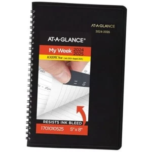 Planner 2024-2025 Academic, Weekly, Hourly Small 2024-2025 New Edition - Picture 1 of 8