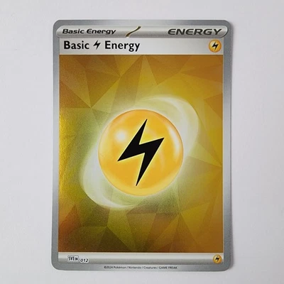Basic Lightning Energy - 012 - Reverse Holo - NM - Stellar Crown - Pokemon - Image 1 of 2