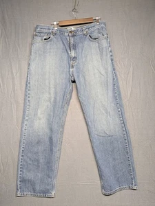 Jeans Levi’s Signature Loose Fit Uomo 38x34 Denim Lavaggio Leggero Made in Mexico - Foto 1 di 5