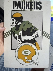 1974 Fleer NFL Teams Green Bay Packers Cardboard Big Sign - Picture 1 of 1