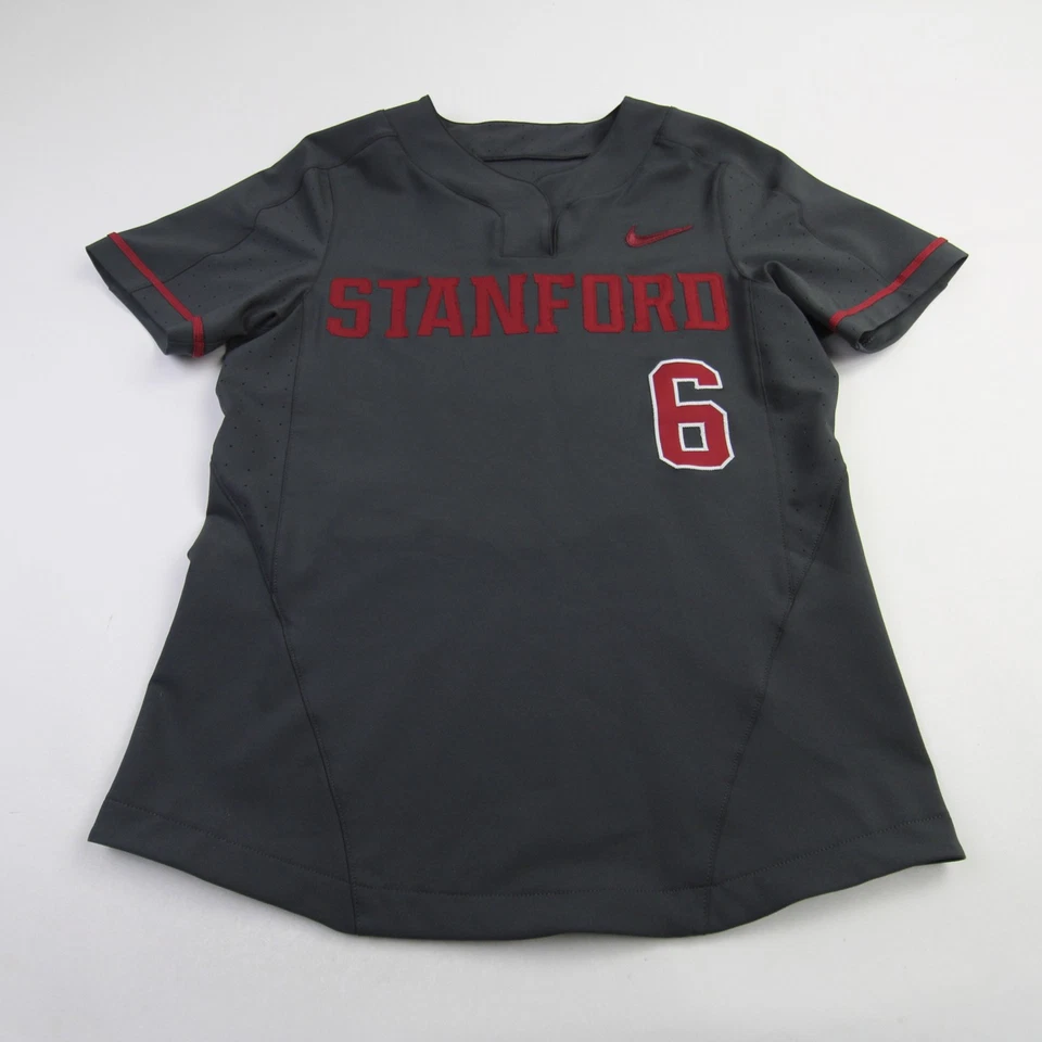Stanford Cardinal Nike Game Jersey - Softball Women's Dark Gray Used - Image 1 of 4