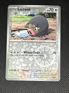 Lechonk 071/091 Pokemon Sv: Paldean Fates Reverse Holo - Picture 1 of 2
