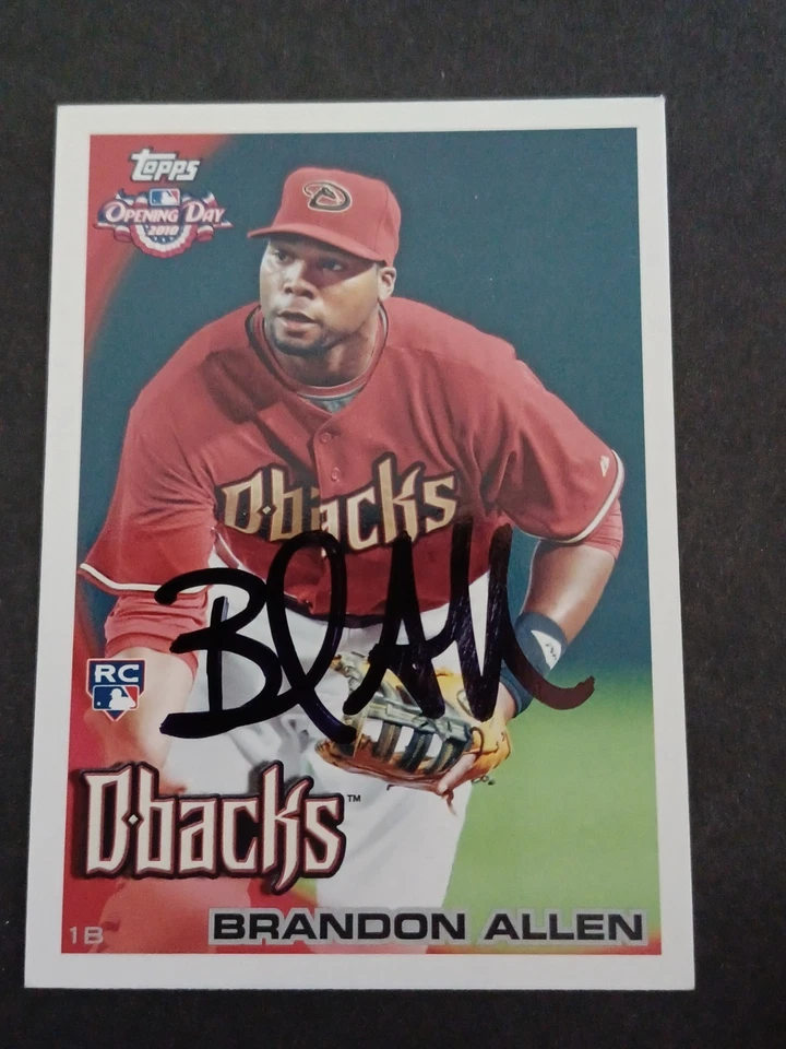 Brandon Allen Signed 2010 Topps Opening Day - Diamondbacks - Autographed - Image 1 of 1