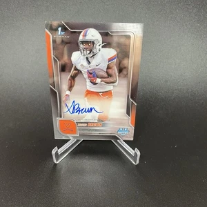 2025 Bowman U Football Xavier Brown Auto Virgina! - Picture 1 of 2
