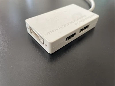 Mini DisplayPort (Thunderbolt) to DisplayPort / HDMI / DVI Adapter - Bild 1 von 2