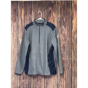 Chaqueta Pullover Under Armour Para Hombre XXL Gris Azul Marino ColdGear Polar Cuarto Cremallera - Imagen 1 de 12
