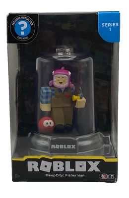 Figura Roblox Serie 1 MeepCity: Pescador 15 Aniversario Jazwares Domez Nueva en Caja Foto 1 de 4