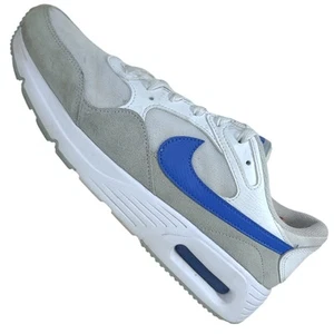 Nike Air Max SC Sneakers Uomo 11 Bianco Gioco Royal Wolf Blu Grigio Scarpe Casual Ottime Condizioni - Foto 1 di 15