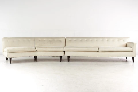 Edward Wormley for Dunbar Mid Century Sectional Sofa Cover