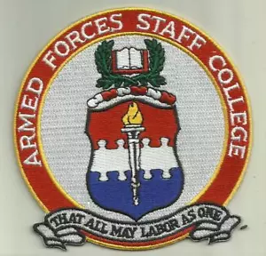 PARCHE MILITAR DEL PERSONAL DE LAS FUERZAS ARMADAS UNIVERSIDAD NORFOLK VIRGINIA EDUCACIÓN SOLDADO EE. UU. - Imagen 1 de 1