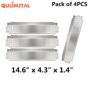 Stainless Steel Heat Plates for Home Depot Nexgrill 720-0830H 720-0888 720-0864 - Picture 1 of 7