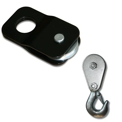 Umlenkrolle 1 2 4 8 10 t Seilwinde Seilzug Seilrolle Snatchblock Windenrolle - Bild 1 von 3
