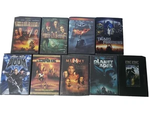 Science Fiction Action DVF movie lot King Kong Transformers The Mummy Batman - Picture 1 of 12