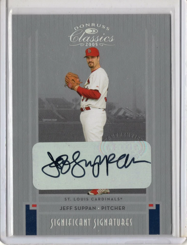 2005 Donruss Classics Silver Autograph Jeff Suppan 015/200 - Image 1 of 1