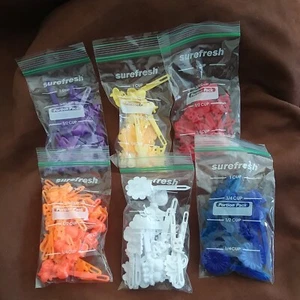 Plastic Colored Child Barrettes/Hair Clip Assorted shapes lot 1 L@@k! - Picture 1 of 5