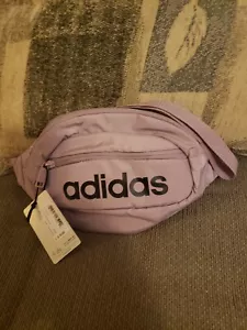 Adidas ORIGINALS CORE Crossbody Purple Fanny Waist PACK KEY Bag Belt NEW - Picture 1 of 1
