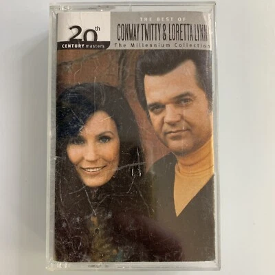 Conway Twitty Loretta Lynn Millennium Collection Best of (Cassette) - Image 1 of 2