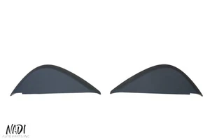 2008 - 2015 AUDI R8 FRONT DASHBOARD LEFT & RIGHT END PIECE TRIM PAIR SET OEM - Picture 1 of 5