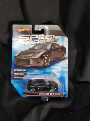 Hot Wheels Speed Machines '09 Nissan GT-R SpecV Black NEW - Image 1 of 4