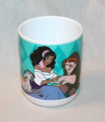 NUEVO EN PAQUETE VASO VINTAGE DISNEY EL JOROBADO NOTRE DAME 4" ALTO 8 OZ Foto 1 de 4